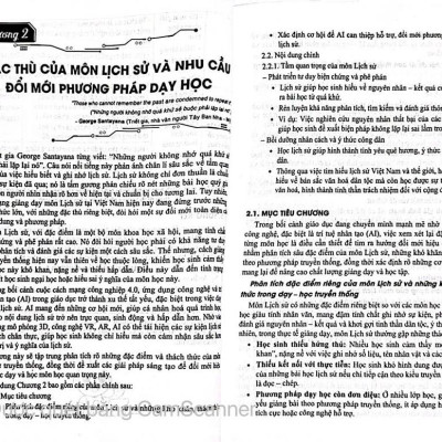 Ứng Dụng Trí Tuệ AI Trong Dạy Và Học môn lịch sử ( (Dành Giáo Viên Và Học Sinh - Dùng Cho Các Bộ SGK Hiện Hành)HA