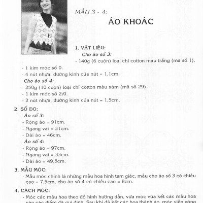 Kỹ Thuật Móc Len Sợi - Thời Trang Xuân Hè