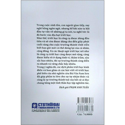 Sách - Trò Chuyện Triết Học - Tập 1, 2, 3 - Thời Đại