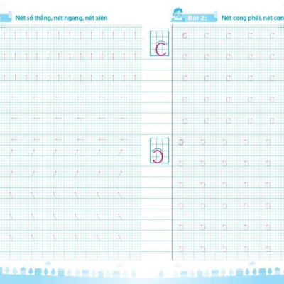 Sách - VỞ THỰC HÀNH TẬP TÔ TRỌN BỘ - tích hợp Video Hướng dẫn Viết