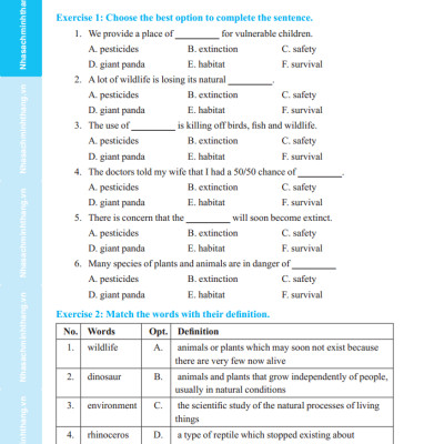 Bài Tập Trắc Nghiệm Tiếng Anh Lớp 12 Tập 2 - Có Đáp Án