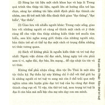 Phương Pháp Giáo Dục Con Của Người Do Thái