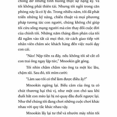Đừng Bao Giờ Chia Đôi Lợi Ích Trong Mọi Cuộc Đàm Phán