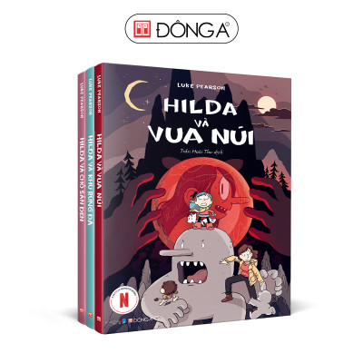Combo 3 cuốn Hilda và những chuyến phiêu lưu kỳ thú (Hilda và chó săn đen, khu rừng đá, và vua núi)