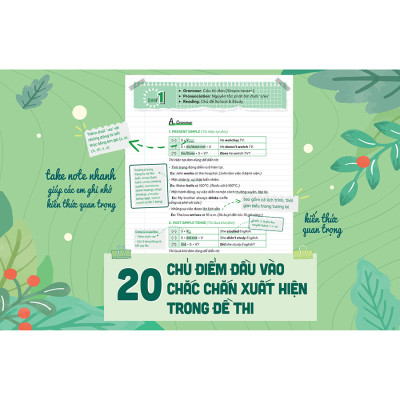 Take Note vào 10 - Ghi chú nhanh ôn thi cấp tốc vào lớp 10 Tiếng Anh