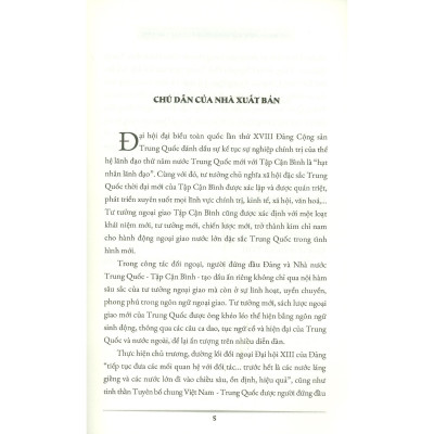 Sách - Sức Mạnh Ngôn Ngữ Ngoại Giao Của Tập Cận Bình - NXB Chính Trị Quốc Gia