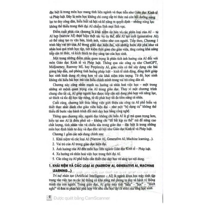Sách - Ứng dụng trí tuệ nhân tạo AI trong dạy và học giáo dục kinh tế và pháp luật (dành cho giáo viên và học sinh) HA