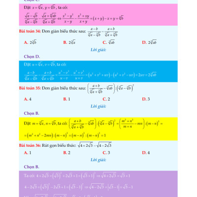 LÀM CHỦ BÀI TẬP TRẮC NGHIỆM MŨ - LOGARIT - SỐ PHỨC VÀ BÀI TOÁN LÃI SUẤT KÉP_KV