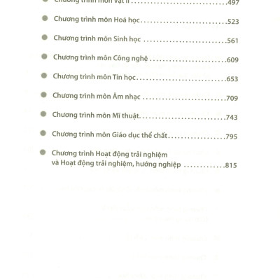 Chương Trình Giáo Dục Phổ Thông