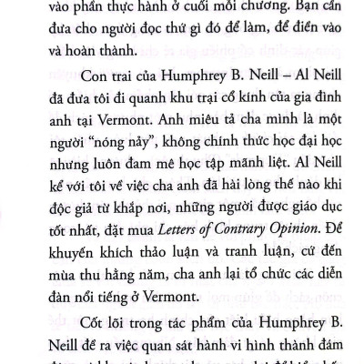 Nghệ Thuật Tư Duy Ngược Dòng