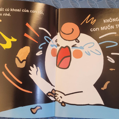 Sách Ehon Miu Bé Nhỏ Phần 3 Song Ngữ - Đừng La Hét Nhé