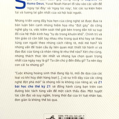 21 Bài Học Cho Thế Kỷ 21