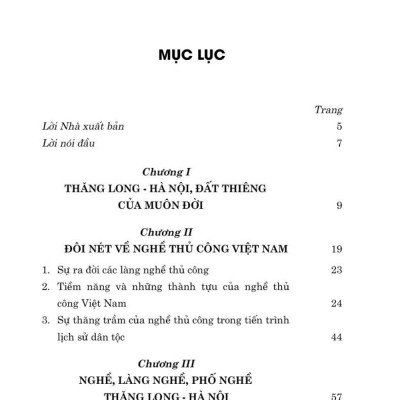 Làng nghề phố nghề Thăng Long Hà Nội ( bản in 2024)