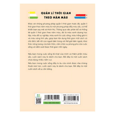 Quản lí thời gian theo năm màu – Cách thiết lập và duy trì những thói quen nhỏ lành mạnh