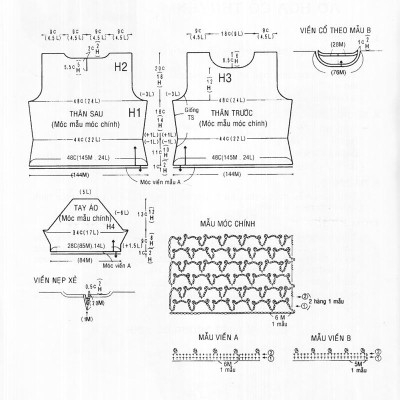Kỹ Thuật Móc Len Sợi - Thời Trang Xuân Hè