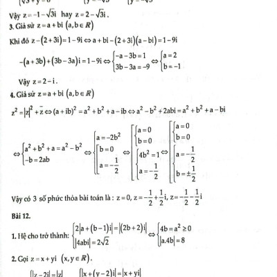 TRỌNG TÂM KIẾN THỨC VÀ PHƯƠNG PHÁP GIẢI TOÁN HÀM SỐ MŨ-LOGARIT-TÍCH PHÂN-ĐẠI SỐ TỔ HỢP-XÁC XUẤT-SỐ PHỨC