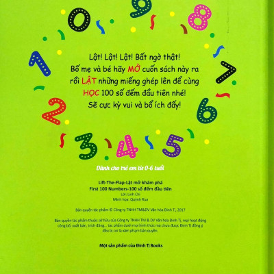 Sách Lift The Flap - Lật Mở Khám Phá - 100 Số Đếm Đầu Tiên
