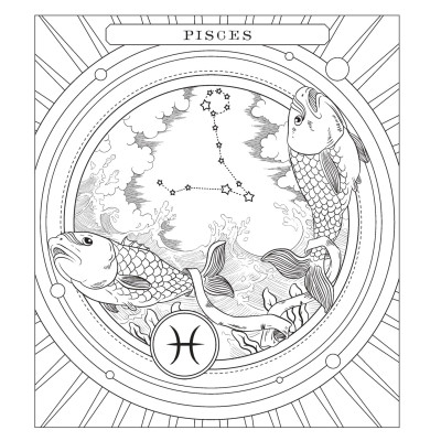 Sách Tô Màu Chiêm Tinh - Tô Màu Theo Cách Của Bạn Để Khai Mở Trực Giác Diệu Kỳ