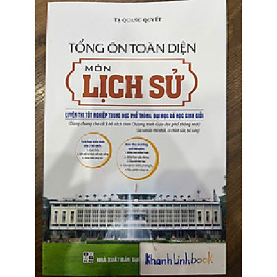 Sách - Tổng Ôn Toàn Diện Môn Lịch Sử (Chương Trình Mới)