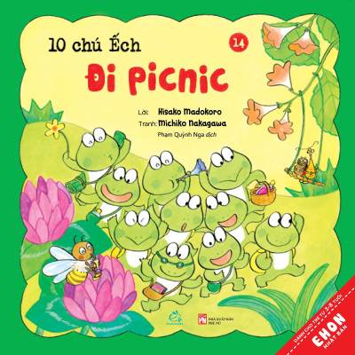 Sách Ehon Nhật Bản 10 Chú ếch Tái Bản 2020 Trọn bộ 18 cuốn: 10 chú ếch, 10 chú ếch,1 người bạn mới, Đi tới núi Mõ, Lễ hội mùa hè, Trú đông, Cùng nhau đón tết, Cuộc thi hát hay, Mùa xuân đến rồi, Ngày hội thể thao, Lễ hội sao vui vẻ , Tới núi Rào Rào, Cùng tới biển chơi, Món quà đặc biệt, Đi Picnic, Mở cửa bể bơi, Lần đầu đi cắm trại, Cùng nhau ngắm trăng, Lễ hội mùa Thu