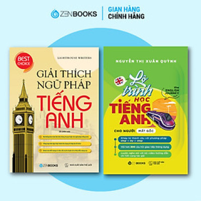 Sách - Giải thích ngữ pháp tiếng anh và lộ trình học tiếng anh (dành cho người mới bắt đầu đến chuẩn ngữ pháp)