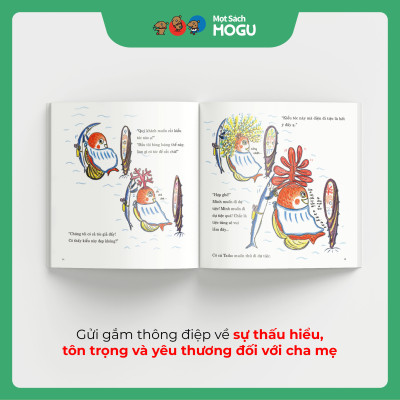 Truyện Ehon bé 3-4-5 tuổi - Cô cá Seitouchi Taiko muốn đi dự tiệc