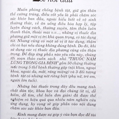 Thuốc Nam Trong Gia Đình