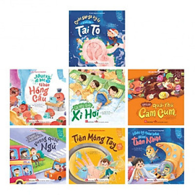 Sách - Combo 7 tập - Những câu chuyện lý thú về cơ thể người