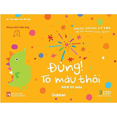 Tủ sách vui để học - Sách tô màu - Dòng sách cầm tay