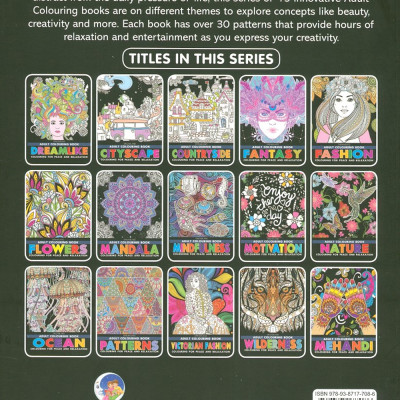 Sách Tô Màu Người Lớn - ĐỘNG VẬT HOANG DÃ: Tô Màu Cho Cuộc Sống Bình Yên Và Thư Giãn (Adult Colouring Book -Wilderness: Colouring For Peace And Relaxation)