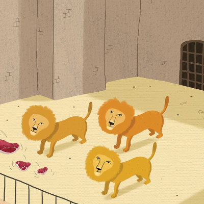 SƯ TỬ FURA VÀ TIÊN TRI ĐA-NI-EN - Truyện Tranh Kinh Thánh Song Ngữ Việt Anh