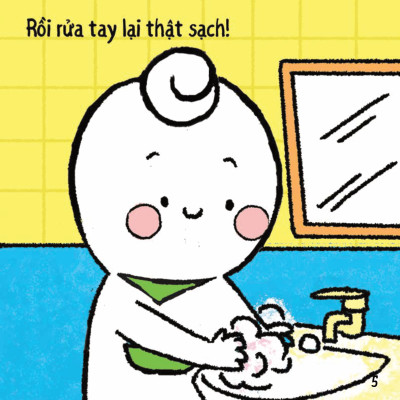 Sách Ehon Miu Bé Nhỏ Phần 2 Tiếng Việt - Đừng Mất Vệ Sinh Nhé