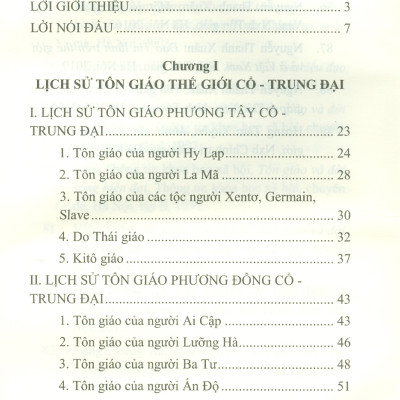 Lịch Sử Tôn Giáo Thế Giới Và Việt Nam (Tái bản) - PGS.TS. Nguyễn Phú Lợi