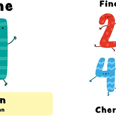 Sách học từ song ngữ Anh-Pháp cho bé tiếng Anh: Find & Speak French: Numbers/Les Nombres