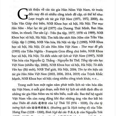 Sách - Từ điển Tác gia Hán nôm Việt Nam