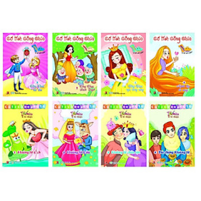 Bộ 8 cuốn Tô Màu Cổ Tích