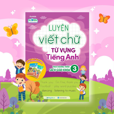 Sách - Luyện Viết Chữ Từ Vựng Tiếng Anh Theo Chương Trình Sách Giáo Khoa Lớp 3 - Megabook
