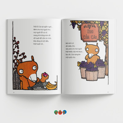 Truyện Ehon bé 3-4-5 tuổi - Mở chợ trong rừng