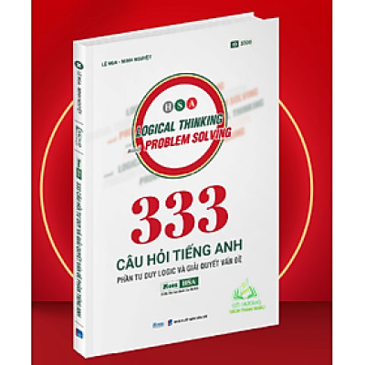 Sách ôn thi ĐGNL Hà Nội Sổ tay 333 câu hỏi tư duy và giải quyết vấn đề Tiếng anh Moonbook