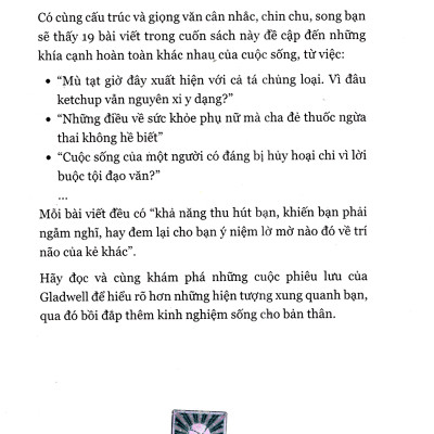 Cuốn Sách Được Nhiều Người Yêu Thích Nhất Của Malcolm Gladwell: Chú Chó Nhìn Thấy Gì? (Tái Bản); Tặng Kèm BookMark