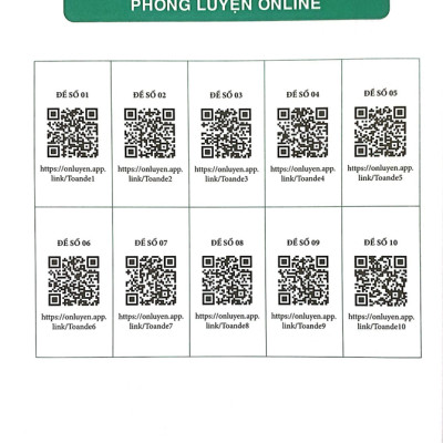 PENBOOK - Luyện đề thi tốt nghiệp THPT môn Toán - Cập nhật theo xu hướng mới nhất 