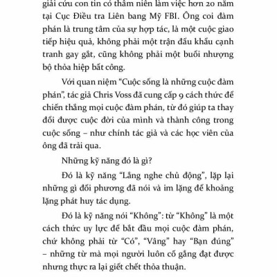 Đừng Bao Giờ Chia Đôi Lợi Ích Trong Mọi Cuộc Đàm Phán