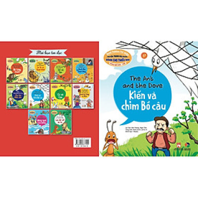 Truyện tranh ngụ ngôn dành cho thiếu nhi ( Song ngữ Anh- việt )Kiến và chim bồ câu ,