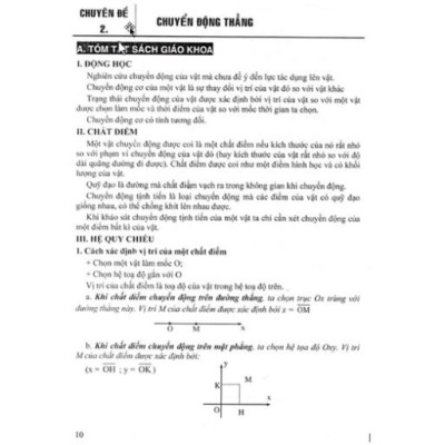 Sách Tham khảo Vật lí 10 (dùng chung cho các bộ SGK hiện hành)