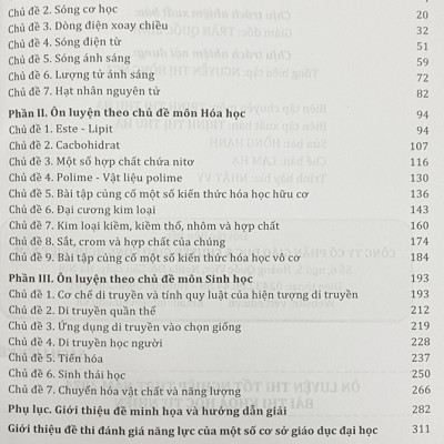 Ôn luyện thi tốt nghiệp THPT năm 2024 Bài thi Khoa học tự nhiên