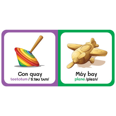 Trọn Bộ 9 Cuốn Từ Điển Bằng Hình Đầu Tiên Của Bé Từ 0-6 tuổi - Song Ngữ Anh- Việt - (VT)