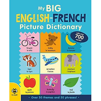 Sách học từ vựng song ngữ Anh-Pháp cho bé tiếng Anh: Big Picture Dictionaries: My Big English-French Picture Dictionary