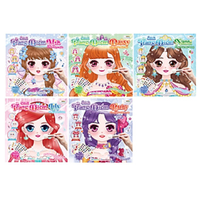 Sách Trang điểm công chúa (Hơn 100 stickers) (MG)