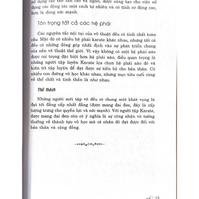 Hướng dẫn tập luyện Karate bằng hình ảnh