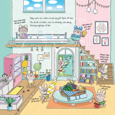 Bảy Anh Em Nhà Chuột - Trò Chơi Mùa Hạ - Đá Bào Cá Voi